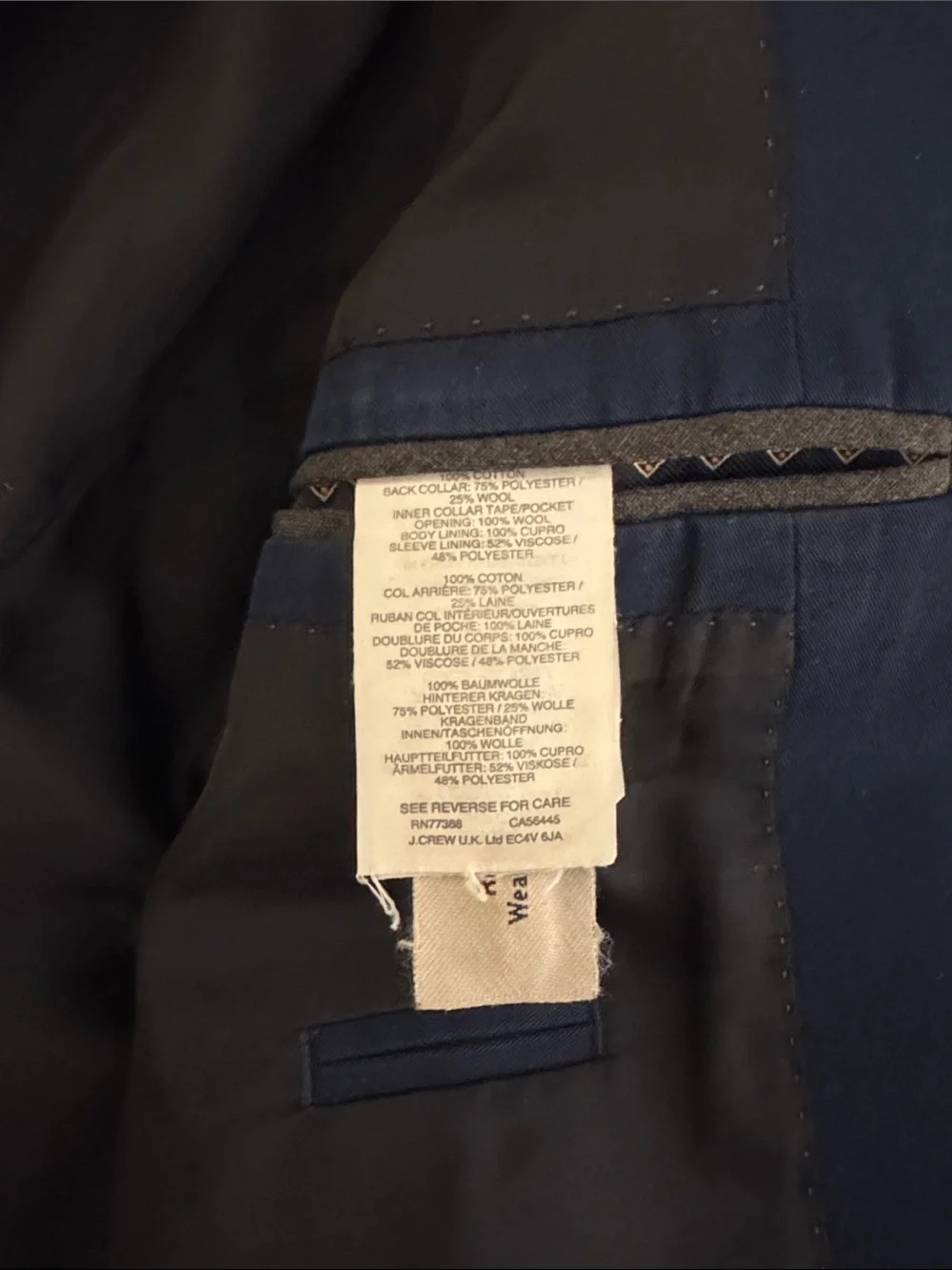 J.Crew Ludlow Slim-Fit Suit Jacket in Italian Cotton Chino (Style A0498)
